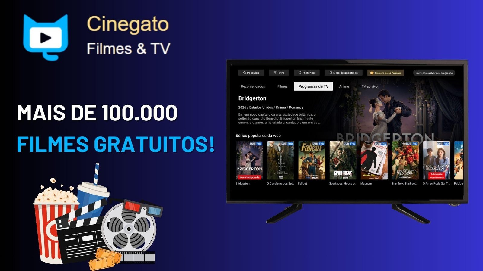 Cine Gato TV Apk Mod Android TV Box 1